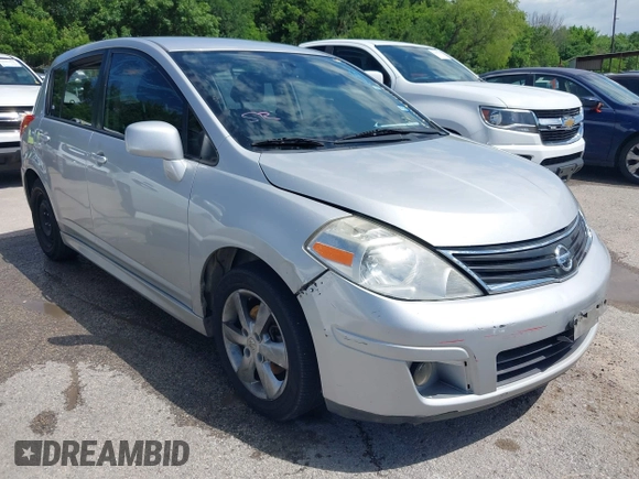 2012 Nissan Versa S with VIN 3N1BC1CP3CK253098, listed as a IAAI auction lot 42111977 with 180,210 mi miles. Bid and sale history available at carsss.com. Image 1.