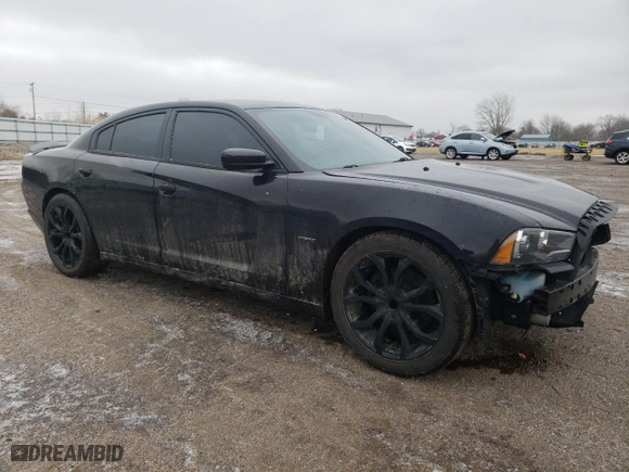 2014 Dodge Charger RT Plus with VIN 2C3CDXCT8EH339323, listed as a Copart auction lot 45321115 with 110,900 mi miles and Salvage Title. Bid and sale history available at carsss.com. Image 4.