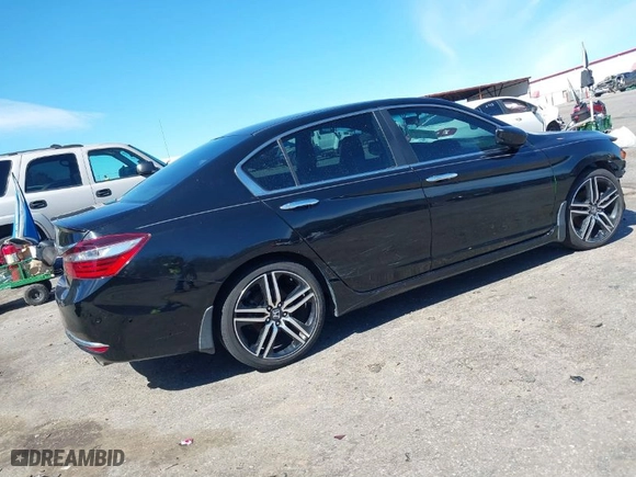 2016 Honda Accord Sedan Sport with VIN 1HGCR2F59GA111735, listed as a IAAI auction lot 41669071 with 108,082 mi miles. Bid and sale history available at carsss.com. Image 4.