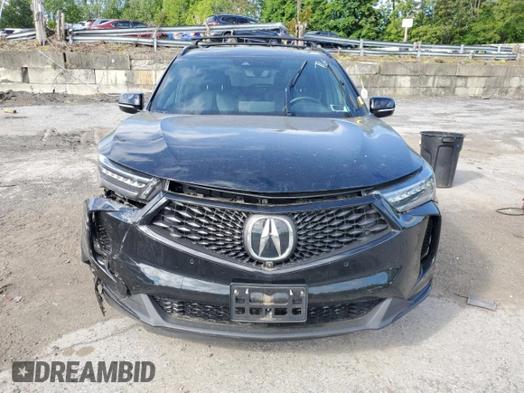 2023 Acura RDX Advance with VIN 5J8TC2H80PL019474, listed as a Copart auction lot 57216245 with 16,359 mi miles and Salvage title. Bid and sale history available at DreamBid. Image 5.