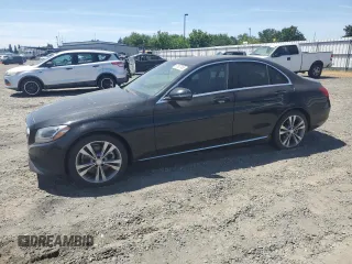 2016 Mercedes-Benz C 300 with VIN 55SWF4JB0GU162608, listed as a Copart auction lot 57307745 with 86,459 mi miles and Salvage title. Bid and sale history available at DreamBid. Image 1.