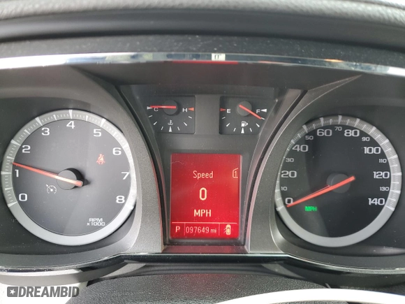 2012 GMC Terrain SLE-2 with VIN 2GKFLTEK9C6101079, listed as a Copart auction lot 47053205 with 97,649 mi miles and Salvage Title. Bid and sale history available at carsss.com. Image 9.