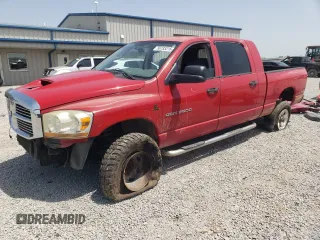 2006 Dodge 2500 SLT with VIN 3D7KS29C96G129926, listed as a Copart auction lot 56733315 with 298,648 mi miles and Salvage title. Bid and sale history available at DreamBid. Image 1.