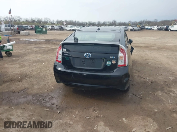 2013 Toyota Prius One with VIN JTDKN3DU6D5609983, listed as a IAAI auction lot 41929769 with 147,987 mi miles. Bid and sale history available at carsss.com. Image 16.