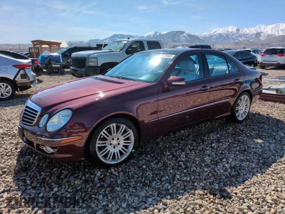 2007 Mercedes-Benz E 350 with VIN WDBUF87X87B139243, listed as a Copart auction lot 48428485 with 65,552 mi miles and Salvage Title. Bid and sale history available at DreamBid. Image 1.