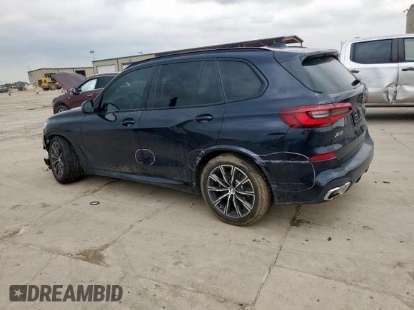2023 BMW X5 sDrive40i with VIN 5UXCR4C07P9N48328, listed as a Copart auction lot 57619515 with 32,174 mi miles and Salvage title. Bid and sale history available at DreamBid. Image 2.