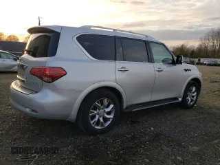 2011 Infiniti QX56 8-passenger with VIN JN8AZ2NC0B9300259, listed as a Copart auction lot 78878604 with 196,636 mi miles and Clean Title. Bid and sale history available at carsss.com. Image 3.
