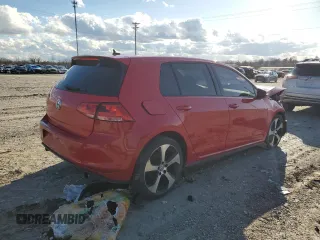2016 Volkswagen Golf GTI SE with VIN 3VW5T7AU0GM068049, listed as a Copart auction lot 43134045 with 102,356 mi miles and Salvage Title. Bid and sale history available at carsss.com. Image 3.