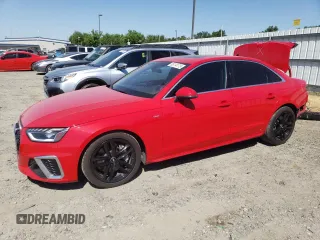 2023 Audi A4 S line Premium Plus z VIN WAUEAAF46PN002185, wystawiony jako Copart lot #55774175 z przebiegiem 52 418 mil mil oraz Szkoda całkowita • Salvage title. Historia ofert i sprzedaży dostępna na DreamBid. Obrazek 1.