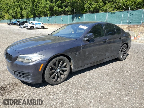 2014 BMW 5 Series 535i with VIN WBA5B1C50ED917384, listed as a Copart auction lot 64113375 with 152,463 mi miles and Clean title. Bid and sale history available at DreamBid. Image 1.