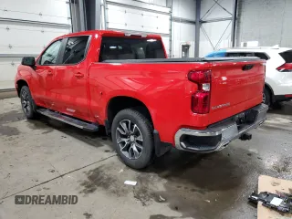 2022 Chevrolet Silverado 1500 LT with VIN 1GCUDDED9NZ609521, listed as a Copart auction lot 46601145 with 39,477 mi miles and Non Repairable. Bid and sale history available at DreamBid. Image 2.