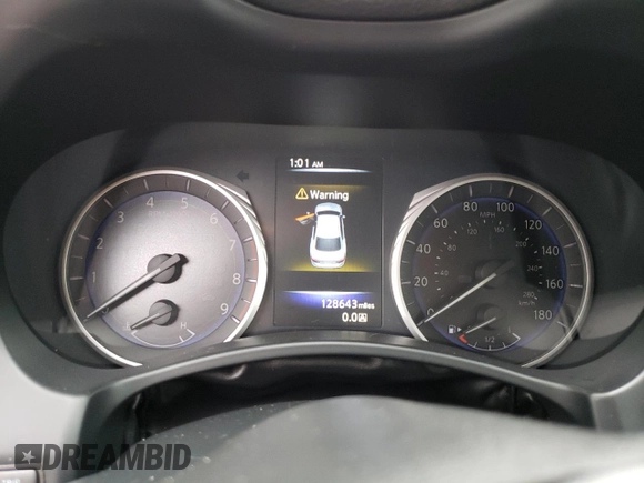 2017 Infiniti Q50 3.0t Signature Edition with VIN JN1EV7AR6HM830339, listed as a Copart auction lot 67737894 with 128,643 mi miles and Salvage Title. Bid and sale history available at carsss.com. Image 9.