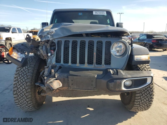2022 Jeep Gladiator Sport S with VIN 1C6JJTAG4NL147305, listed as a Copart auction lot 88258485 with 64,297 mi miles and Salvage Title. Bid and sale history available at carsss.com. Image 5.