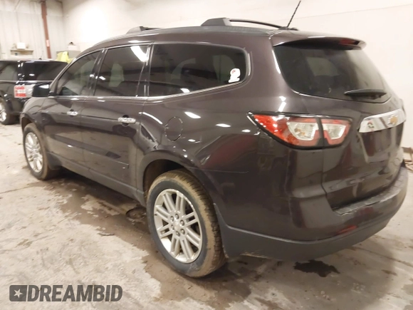 2015 Chevrolet Traverse LT with VIN 1GNKRGKD3FJ156874, listed as a IAAI auction lot 42013789 with 196,377 mi miles. Bid and sale history available at carsss.com. Image 3.