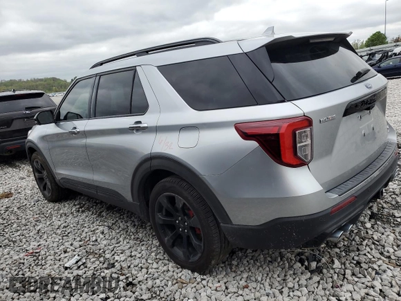 2020 Ford Explorer ST with VIN 1FM5K8GC7LGD16792, listed as a Copart auction lot 53355285 with 47,263 mi miles and Salvage Title. Bid and sale history available at DreamBid. Image 2.