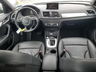 2018 Audi Q3 Premium with VIN WA1BCCFS7JR026757, listed as a Copart auction lot 48523745 with 46,315 mi miles and Salvage Title. Bid and sale history available at carsss.com. Image 8.