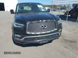 2018 Infiniti QX80 with VIN JN8AZ2NF7J9663781, listed as a IAAI auction lot 41685502 with 112,876 mi miles and . Bid and sale history available at DreamBid. Image 6.