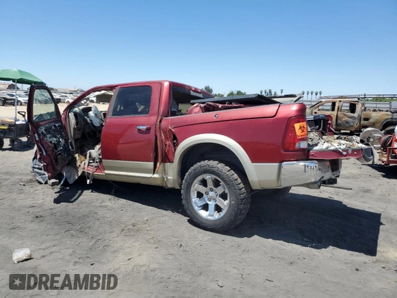 2011 Ram 1500 Laramie with VIN 1D7RV1CT1BS546789, listed as a Copart auction lot 61854325 with Not provided miles and Non repairable. Bid and sale history available at DreamBid. Image 2.