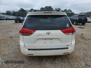 2012 Toyota Sienna LE with VIN 5TDJK3DC0CS043968, listed as a Copart auction lot 45854755 with 166,196 mi miles and Salvage Title. Bid and sale history available at carsss.com. Image 6.