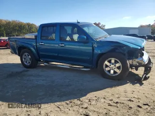 2012 GMC Canyon SLT with VIN 1GTH6NFE6C8115323, listed as a Copart auction lot 80477804 with 143,434 mi miles and Salvage Title. Bid and sale history available at carsss.com. Image 4.