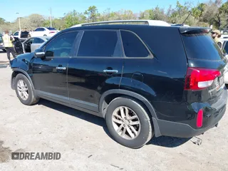 2014 Kia Sorento LX with VIN 5XYKT4A69EG468157, listed as a IAAI auction lot 41771810 with 144,214 mi miles. Bid and sale history available at carsss.com. Image 3.