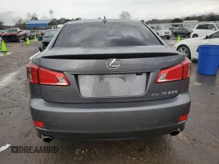 2012 Lexus IS 250 with VIN JTHCF5C22C5059787, listed as a Copart auction lot 45047255 with 190,001 mi miles and Salvage Title. Bid and sale history available at DreamBid. Image 6.