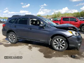 2017 Subaru Outback Limited with VIN 4S4BSEKC4H3234350, listed as a Copart auction lot 55823535 with 55,327 mi miles and Salvage title. Bid and sale history available at DreamBid. Image 4.