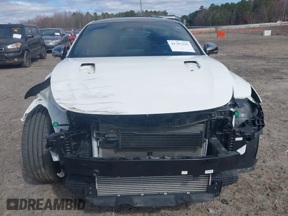 2022 Kia Stinger GT2 with VIN KNAE55LC9N6104613, listed as a IAAI auction lot 41707620 with 31,589 mi miles and . Bid and sale history available at DreamBid. Image 13.