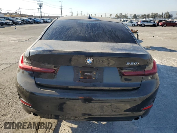 2022 BMW 3 Series 330i with VIN 3MW5R1J04N8C27833, listed as a Copart auction lot 72498634 with 0 mi miles and Salvage Title. Bid and sale history available at carsss.com. Image 6.