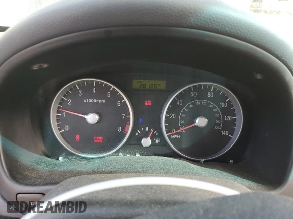 2007 Hyundai Accent GS with VIN KMHCM36CX7U045059, listed as a Copart auction lot 52089115 with 88,166 mi miles and Salvage title. Bid and sale history available at DreamBid. Image 9.