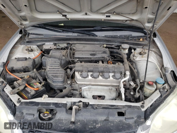 2005 Honda Civic LX with VIN 1HGEM22515L068975, listed as a Copart auction lot 52055435 with 206,058 mi miles and Salvage Title. Bid and sale history available at DreamBid. Image 11.