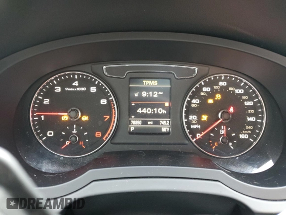 2016 Audi Q3 Prestige with VIN WA1GFCFS7GR012170, listed as a Copart auction lot 48252845 with 78,850 mi miles and Salvage title. Bid and sale history available at DreamBid. Image 9.