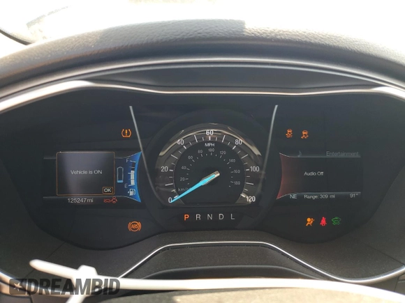 2017 Ford Fusion Hybrid SE with VIN 3FA6P0LU5HR271027, listed as a Copart auction lot 60282535 with 125,247 mi miles and Salvage title. Bid and sale history available at DreamBid. Image 9.