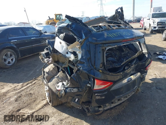 2014 Ford Escape Titanium with VIN 1FMCU0JXXEUD23447, listed as a IAAI auction lot 41877253 with 1 mi miles. Bid and sale history available at carsss.com. Image 3.