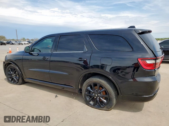 2019 Dodge Durango GT Plus with VIN 1C4RDHDG6KC674057, listed as a Copart auction lot 47950565 with 185,986 mi miles and Salvage Title. Bid and sale history available at carsss.com. Image 2.
