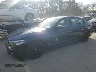 2020 BMW 5 Series M550i xDrive z VIN WBAJS7C02LCE21157, wystawiony jako Copart lot #87420314 z przebiegiem 65 919 mil mil oraz Szkoda całkowita • Salvage title. Historia ofert i sprzedaży dostępna na DreamBid. Obrazek 1.