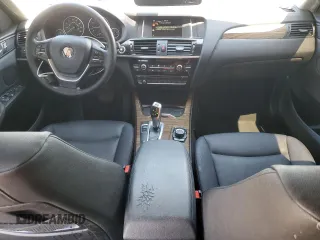 2017 BMW X3 sDrive28i with VIN 5UXWZ7C32H0X39802, listed as a Copart auction lot 51537545 with 135,379 mi miles and Salvage Title. Bid and sale history available at carsss.com. Image 8.