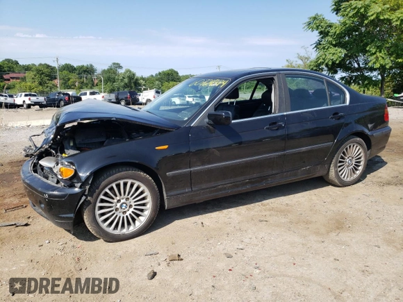 2003 BMW 3 Series 330xi with VIN WBAEW53413PG21999, listed as a Copart auction lot 60724374 with 137,242 mi miles and Salvage Title. Bid and sale history available at carsss.com. Image 1.