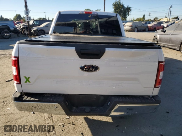 2020 Ford F-150 XL with VIN 1FTEW1CB7LKF10751, listed as a Copart auction lot 78257694 with 76,254 mi miles and Salvage Title. Bid and sale history available at carsss.com. Image 6.