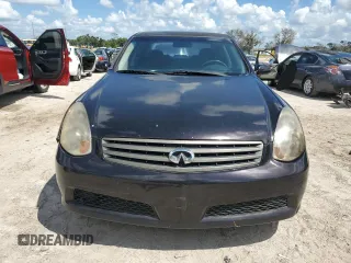 2006 Infiniti G35 with VIN JNKCV51E56M522466, listed as a Copart auction lot 69492274 with Not Provided miles and Clean Title. Bid and sale history available at DreamBid. Image 5.