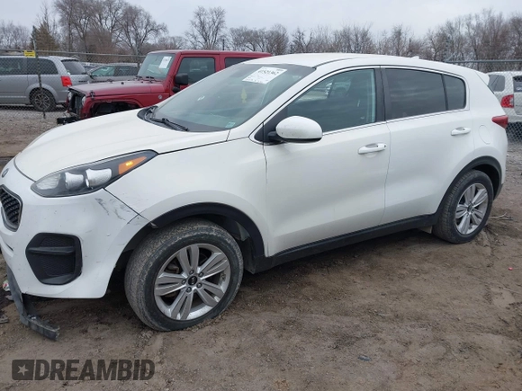 2018 Kia Sportage LX with VIN KNDPM3AC4J7315826, listed as a IAAI auction lot 41521362 with 130,628 mi miles and . Bid and sale history available at DreamBid. Image 2.