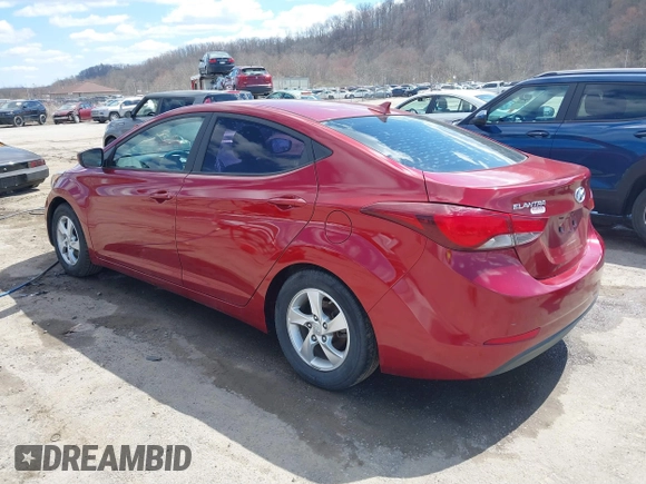 2015 Hyundai Elantra SE z VIN 5NPDH4AE5FH573354, wystawiony jako IAAI lot #41891143 z przebiegiem 161 821 mil mil oraz . Historia ofert i sprzedaży dostępna na DreamBid. Obrazek 3.