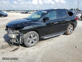 2020 Nissan Pathfinder SV with VIN 5N1DR2BM1LC586371, listed as a Copart auction lot 54006344 with 106,313 mi miles and Salvage Title. Bid and sale history available at carsss.com. Image 1.