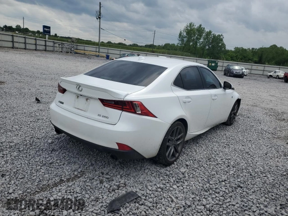 2015 Lexus IS 250 z VIN JTHBF1D21F5077656, wystawiony jako Copart lot #54381545 z przebiegiem 83 071 mil mil oraz Szkoda całkowita • Salvage title. Historia ofert i sprzedaży dostępna na DreamBid. Obrazek 3.
