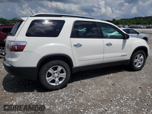 2007 GMC Acadia SLE z VIN 1GKEV13737J142664, wystawiony jako Copart lot #56377415 z przebiegiem 192 353 mil mil oraz Szkoda całkowita • Salvage title. Historia ofert i sprzedaży dostępna na DreamBid. Obrazek 3.
