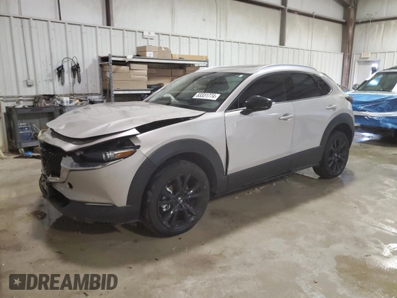 2024 Mazda CX-30 Premium z VIN 3MVDMBDY7RM623786, wystawiony jako Copart lot #83331774 z przebiegiem 10 344 mil mil oraz Szkoda całkowita • Salvage title. Historia ofert i sprzedaży dostępna na DreamBid. Obrazek 1.