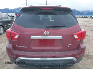 2018 Nissan Pathfinder SV with VIN 5N1DR2MM6JC657204, listed as a IAAI auction lot 41836497 with 67,108 mi miles and . Bid and sale history available at DreamBid. Image 17.