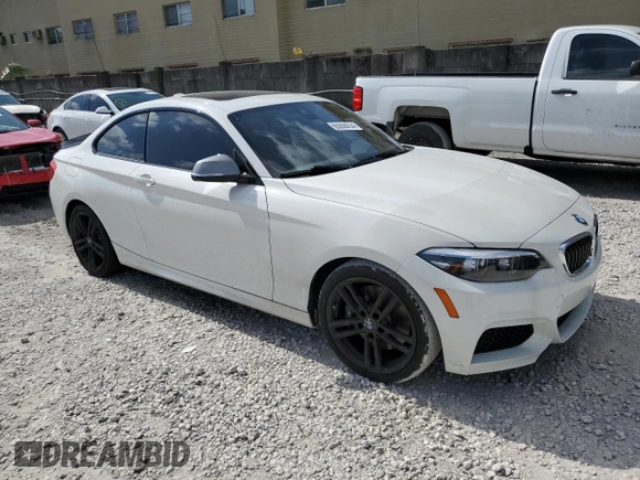 2018 BMW 2 Series M240i with VIN WBA2J5C51JVC07365, listed as a Copart auction lot 65935724 with 72,509 mi miles and Salvage Title. Bid and sale history available at carsss.com. Image 4.