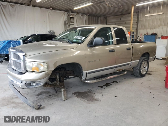 2002 Dodge 1500 with VIN 1D7HU18N82S706899, listed as a Copart auction lot 57672685 with 148,657 mi miles and Salvage title. Bid and sale history available at DreamBid. Image 1.