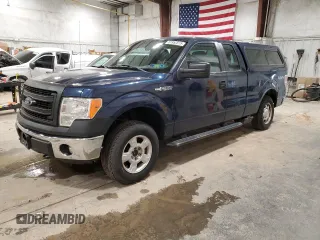 2013 Ford F-150 XL with VIN 1FTEX1EM5DKF42949, listed as a Copart auction lot 51952515 with 214,097 mi miles and Non Repairable. Bid and sale history available at carsss.com. Image 1.